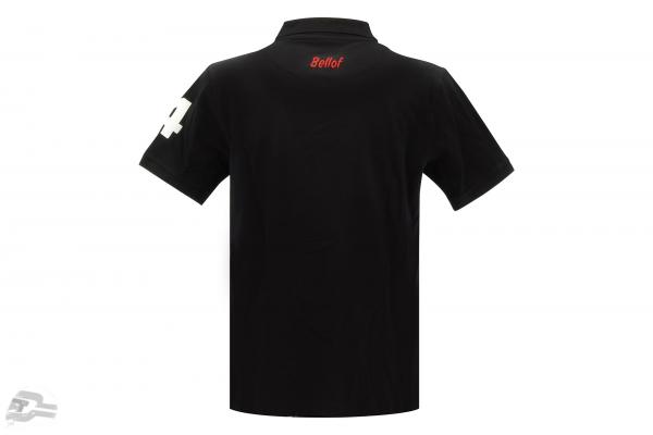 Stefan Bellof Polo-Shirt ''Helm'' Classic Line schwarz