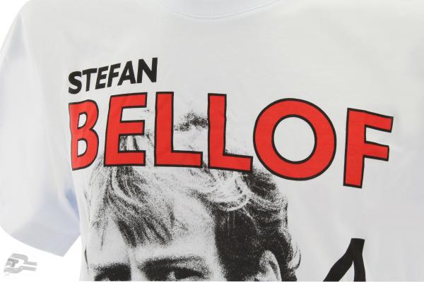 Stefan Bellof T-Shirt Podium GP Monaco 1984 weiß / rot / schwarz