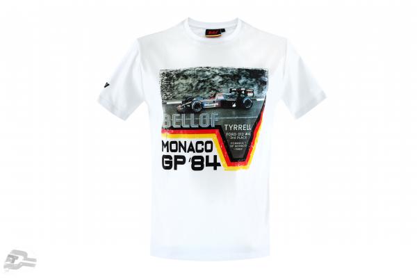 Stefan Bellof T-shirt Monaco GP formula 1 1984 white